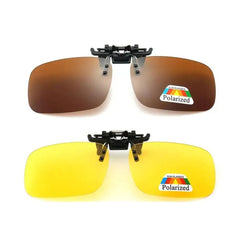 Polarized Clip-On Flip-Up Sunglasses UV380