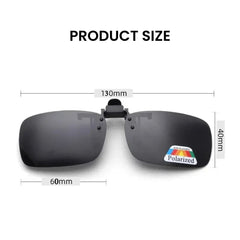 Polarized Clip-On Flip-Up Sunglasses UV380