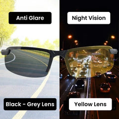 Polarized Night Driving Glasses for Men & Women