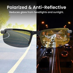 Polarized Night Driving Glasses for Men & Women