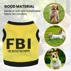 Police, FBI & Security Dog Vest – Pet Costume Shirt