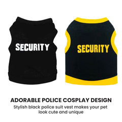 Police, FBI & Security Dog Vest – Pet Costume Shirt