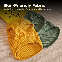 Vibrant Polyester Pet Vest - Breathable & Washable