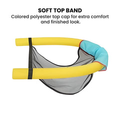 Pool Noodle Mesh Backrest Float — Swim Seat Support soft
