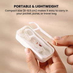 Portable Automatic Dental Floss Dispenser for Teeth Cleaning