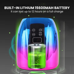 Portable Cordless UV LED Nail Lamp – 15600mAh - battery