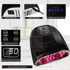 Portable Cordless UV LED Nail Lamp – 15600mAh - features