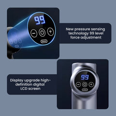 Portable Deep Tissue Massage Gun — Quiet Percussion