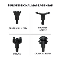 Portable Deep Tissue Massage Gun — Quiet Percussion