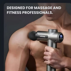 Portable Deep Tissue Massage Gun — Quiet Percussion