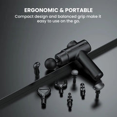 Portable Deep Tissue Massage Gun — USB-C Rechargeable