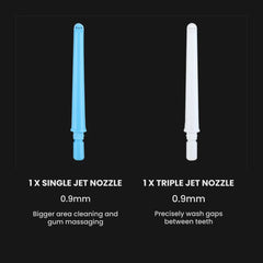 Portable Dental Water Flosser for Teeth & Gum Cleaning