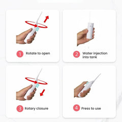 Portable High Pressure Oral Irrigator for Deep Teeth Cleaning