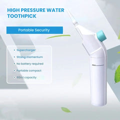 Portable High Pressure Oral Irrigator for Deep Teeth Cleaning