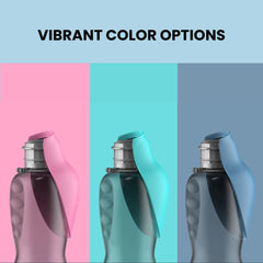 Portable Pet Water Bottle — 800ml One-Hand Drink Bowl