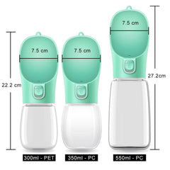 Portable Pet Water Bottle — Travel Dispenser