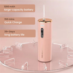 Portable USB Water Flosser – 280ML Rechargeable Oral Cleaner