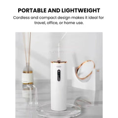 Portable USB Water Flosser – 280ML Rechargeable Oral Cleaner