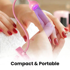 Portable UV Nail Dryer – USB LED Clip Lamp for Gel Curing
