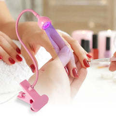 Portable UV Nail Dryer – USB LED Clip Lamp for Gel Curing