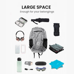 Foldable 18L Lightweight Waterproof Travel Backpack