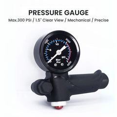 Portable 300PSI High-Pressure Bike Shock Pump