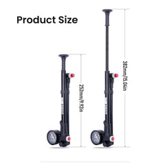 Portable 300PSI High-Pressure Bike Shock Pump