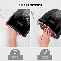 Portable Cordless UV LED Nail Lamp – 15600mAh