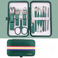 Portable Manicure Pedicure Set with Nail Clippers 6-18Pcs