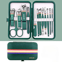 Portable Manicure Pedicure Set with Nail Clippers 6-18Pcs