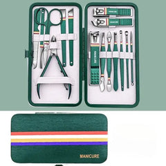 Portable Manicure Pedicure Set with Nail Clippers 6-18Pcs