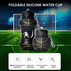 Portable Silicone Folding Water Bottle – Leakproof
