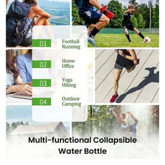 Portable Silicone Folding Water Bottle – Leakproof