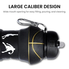 Portable Silicone Folding Water Bottle – Leakproof