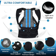 Posture Corrector Back Brace Orthopedic Adjustable