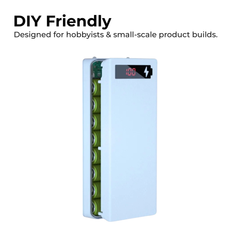 DIY 8×18650 Power Bank Case with LCD Display