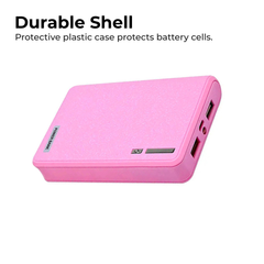 DIY 4×18650 Power Bank Case with Flashlight