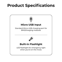 DIY 4×18650 Power Bank Case with Flashlight