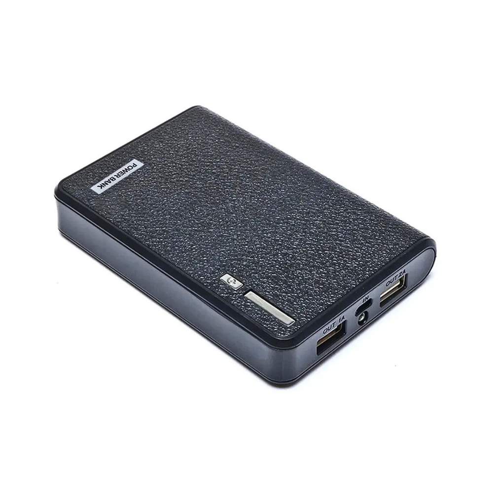 DIY 4×18650 Power Bank Case with Flashlight