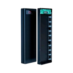 DIY 10×18650 Power Bank Case with LED Display & Flashlight