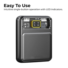 Mini Power Bank Cover — Portable Mirror Case