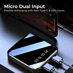 Mini Power Bank Cover — Portable Mirror Case