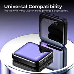 Mini Power Bank Cover — Portable Mirror Case