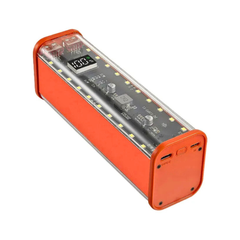 Transparent Shell 8×18650 Power Bank Case — Clear Housing