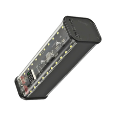 Transparent Shell 8×18650 Power Bank Case — Clear Housing