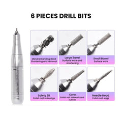 Powerful 45000RPM Rechargeable Nail Drill for Gel Nails