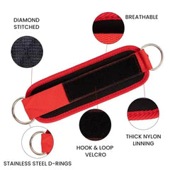 Premium Adjustable Ankle Straps for Cable Machine