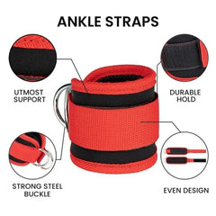 Premium Adjustable Ankle Straps for Cable Machine