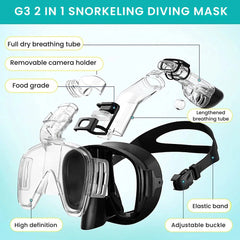 Premium Anti-Fog Dry Top Snorkel Mask