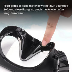 Premium Frameless Silicone Snorkel Mask Set